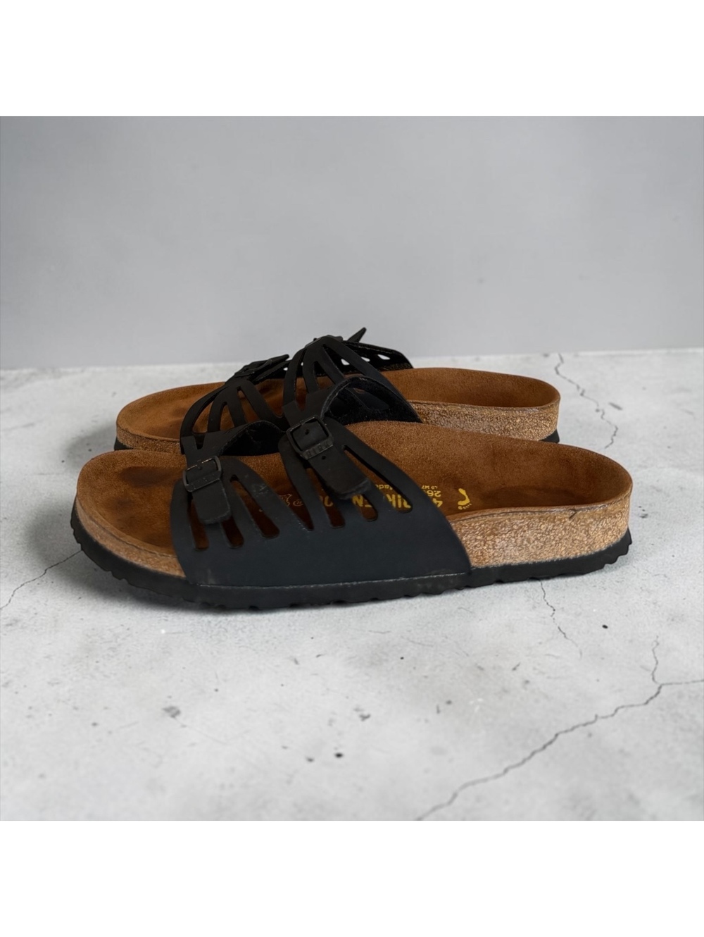 Birkenstock Salina Black Birko-Flor Strappy Sandals Size EU 40 / US 9-9.5